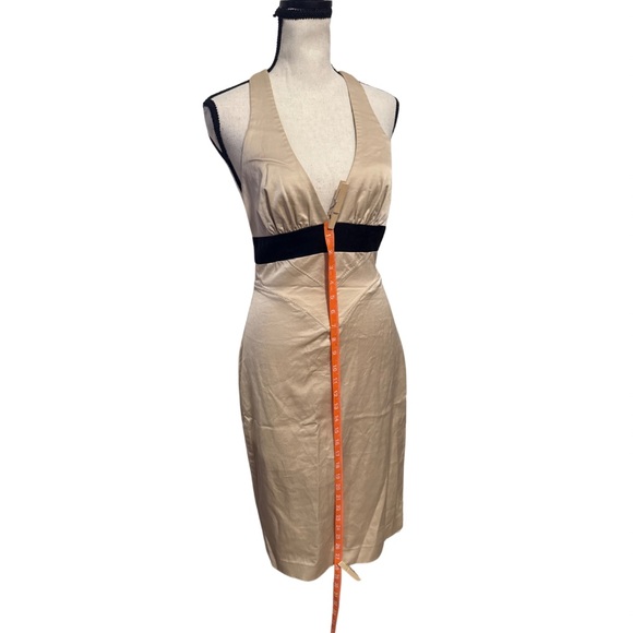 Bebe T-back‎ silk slim dress size XS - Picture 3 of 8